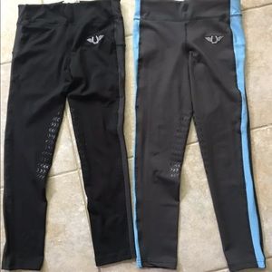 Tuff Rider Legging pants Lot of 2 pair. Girls Medium